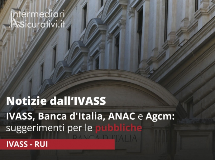IVASS, Banca d'Italia, ANAC e Agcm: suggerimenti per le pubbliche amministrazioni
